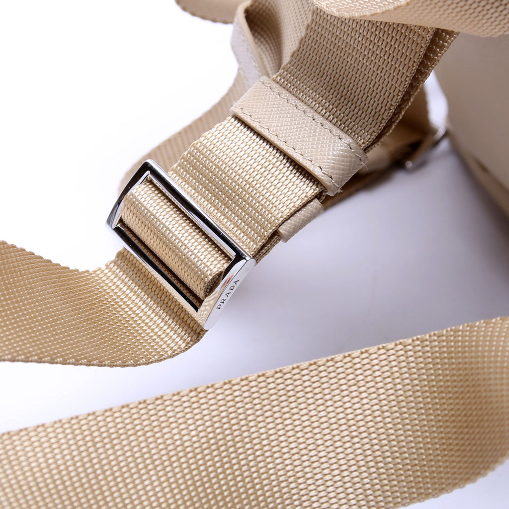 1BZ677 Re-Nylon Backpack Small Tan