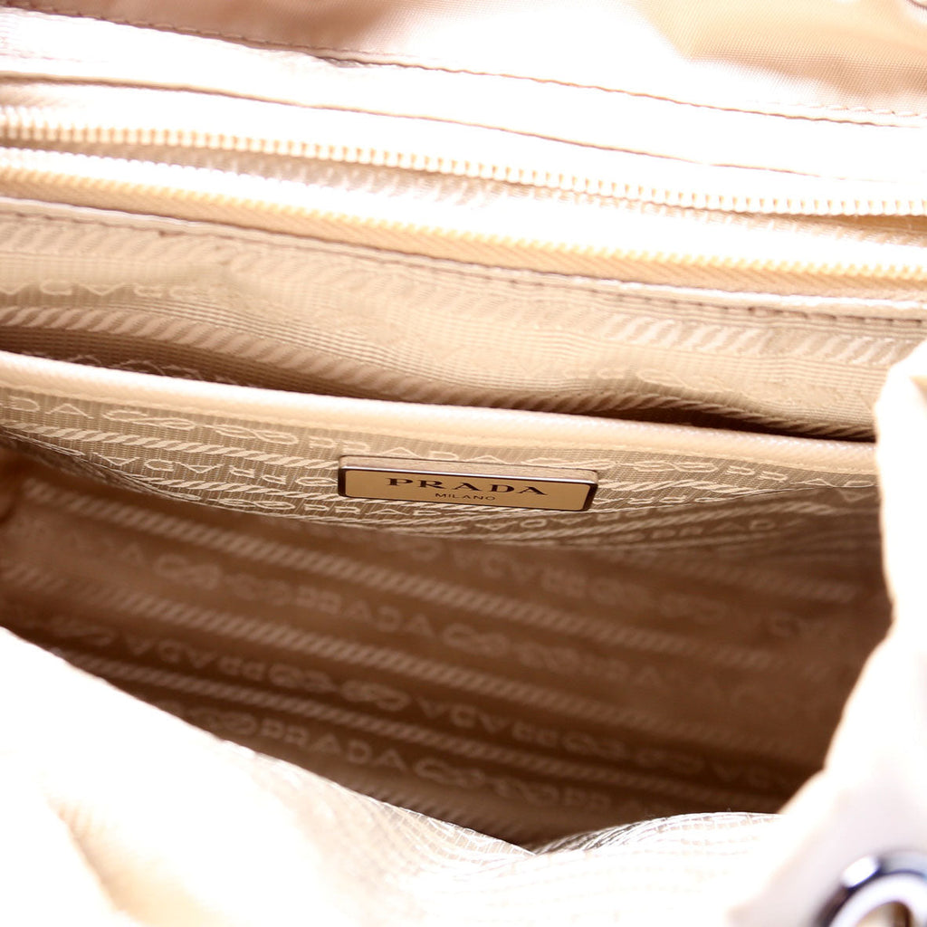 1BZ677 Re-Nylon Backpack Small Tan