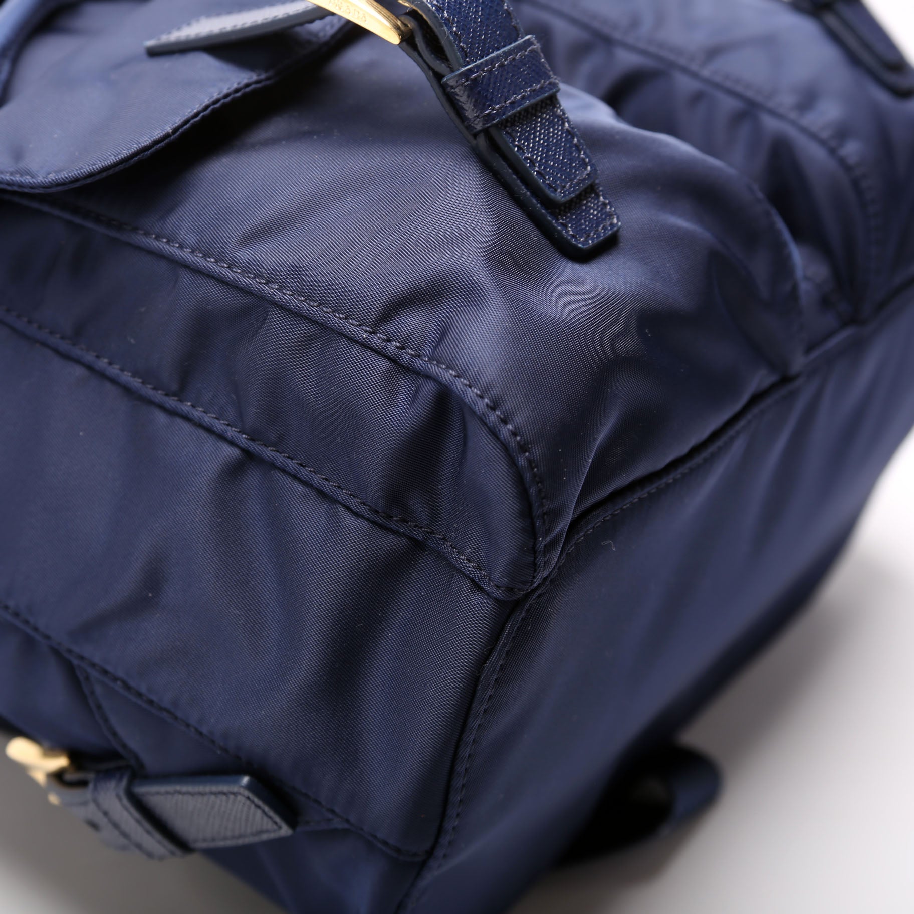 1BZ677 Re-Nylon Backpack Small Blue