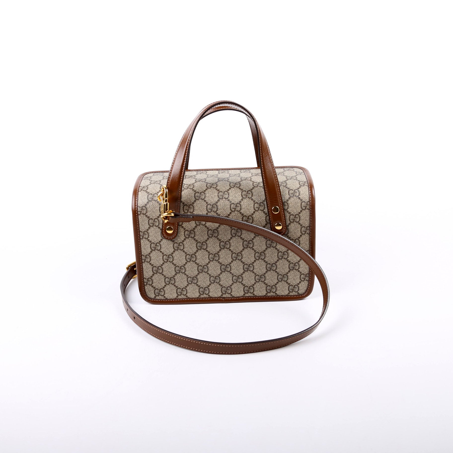 645453 GG Supreme 1955 Horsebit Mini Top Handle Bag