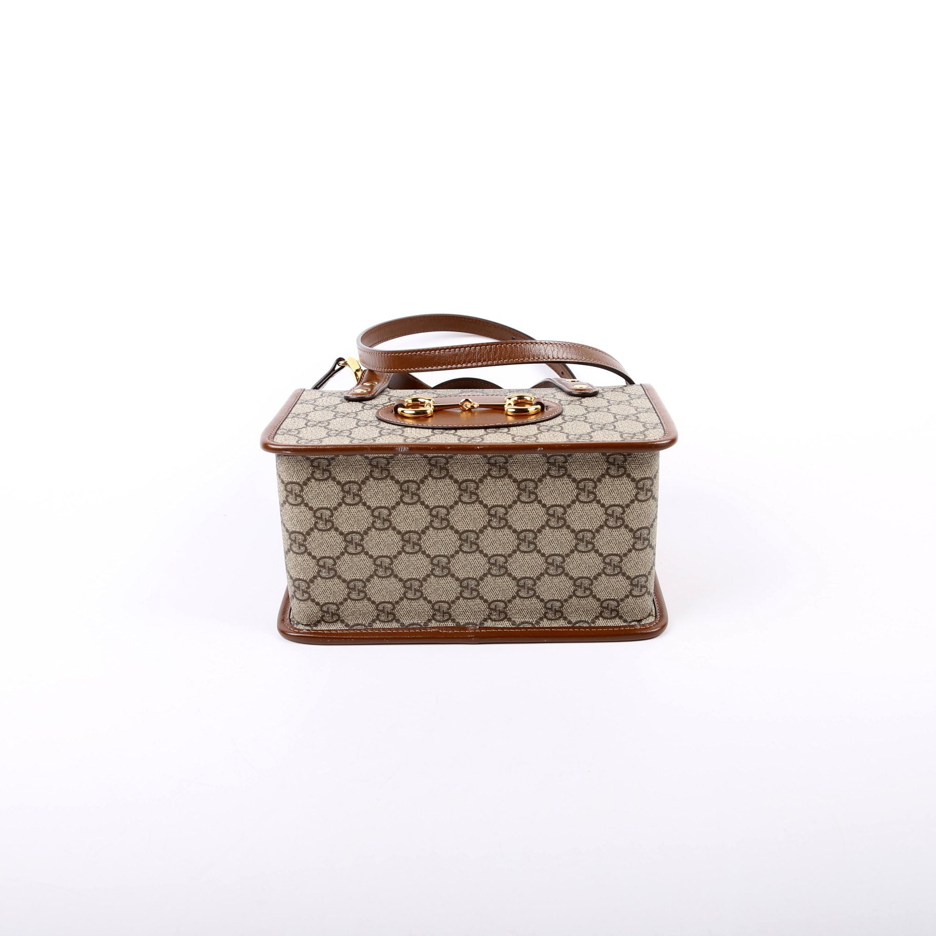 645453 GG Supreme 1955 Horsebit Mini Top Handle Bag