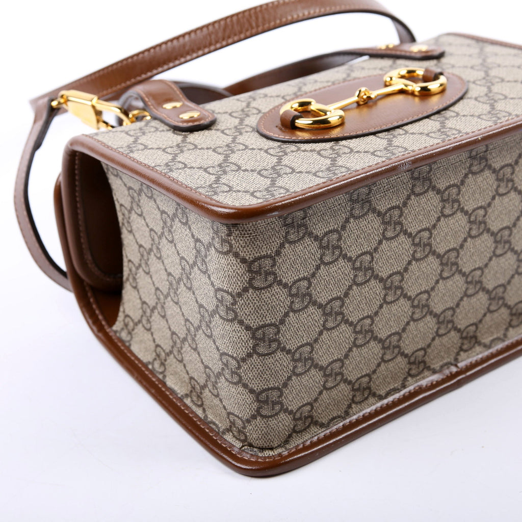 645453 GG Supreme 1955 Horsebit Mini Top Handle Bag