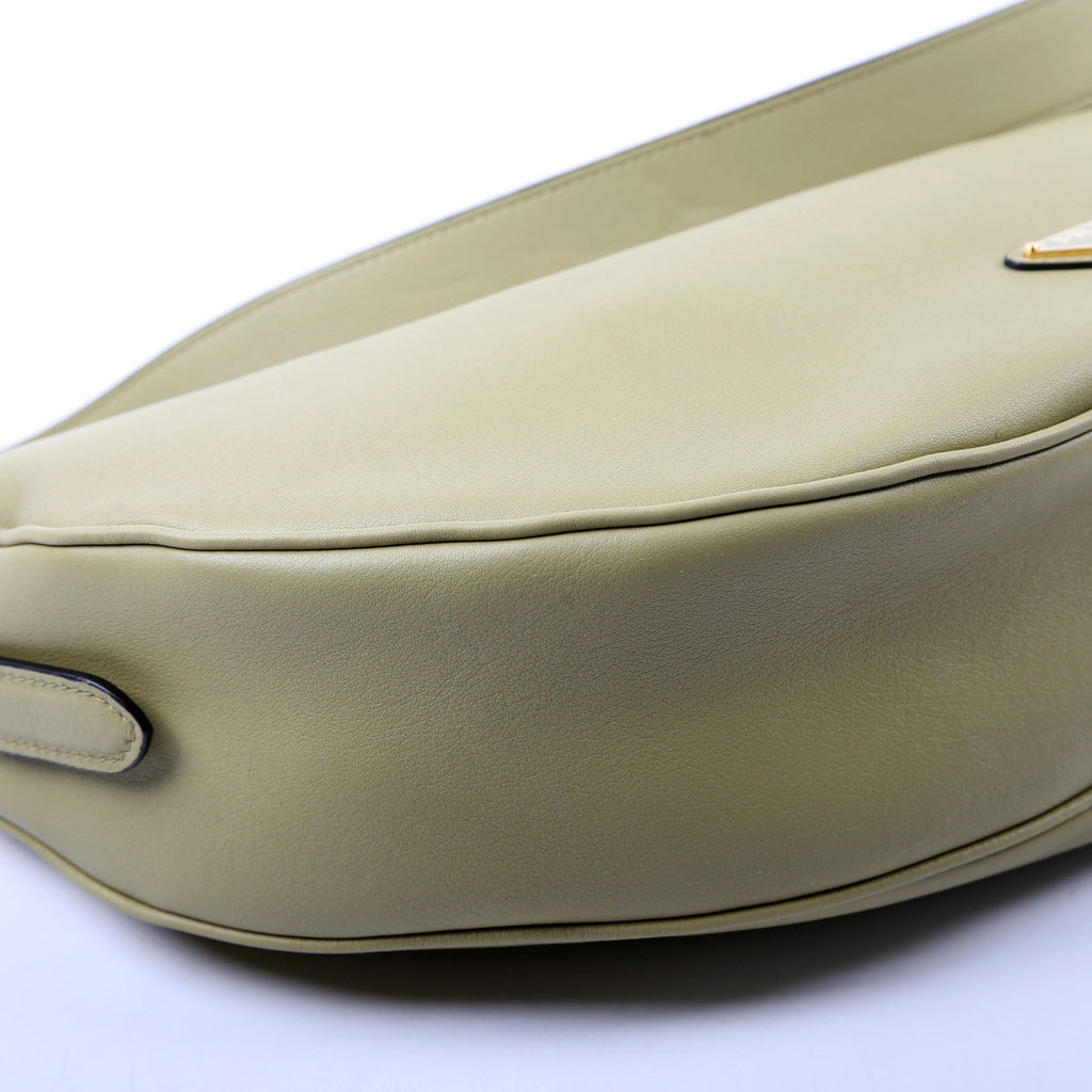 1BC255 Demi-Lune Calfskin Shoulder Bag Large