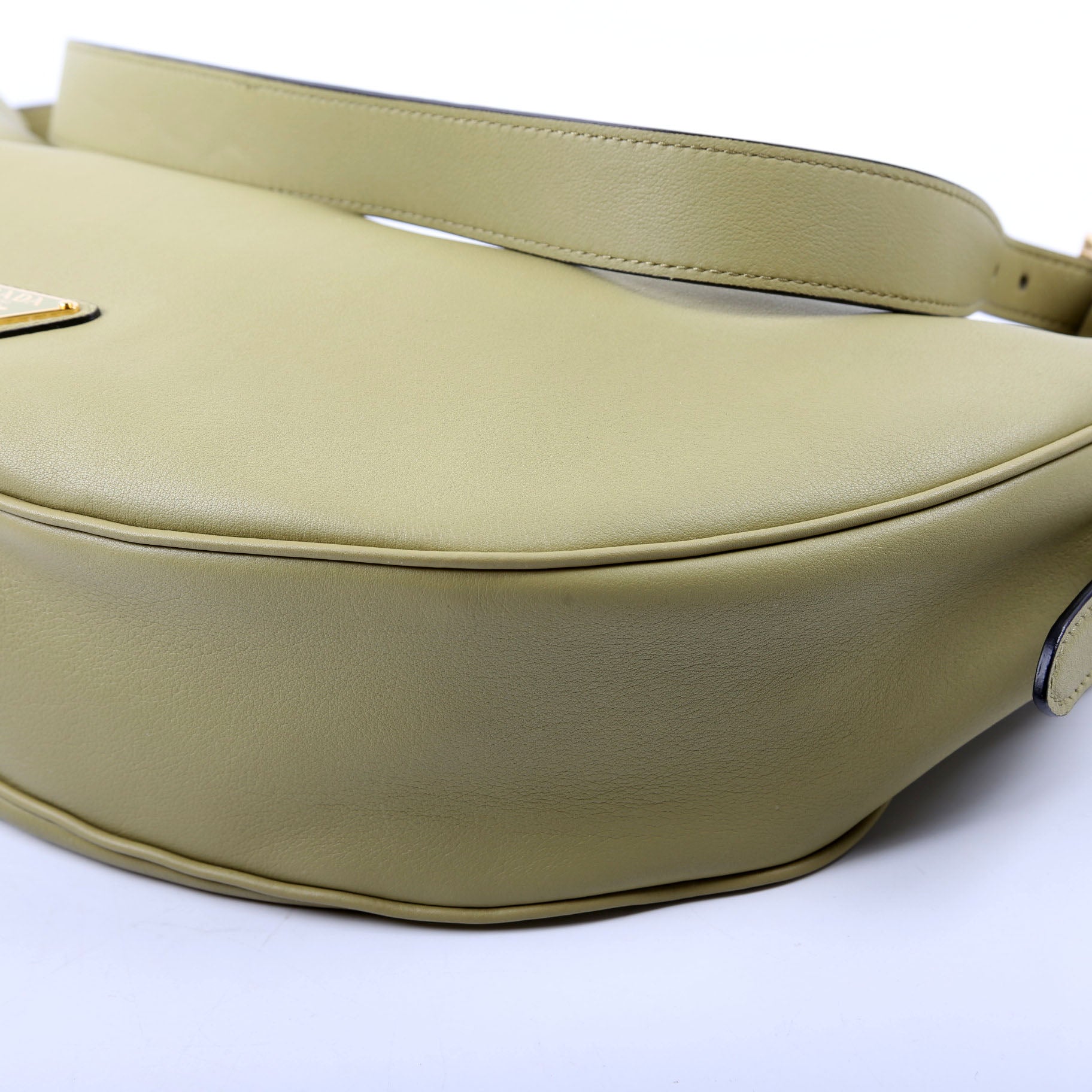 1BC255 Demi-Lune Calfskin Shoulder Bag Large