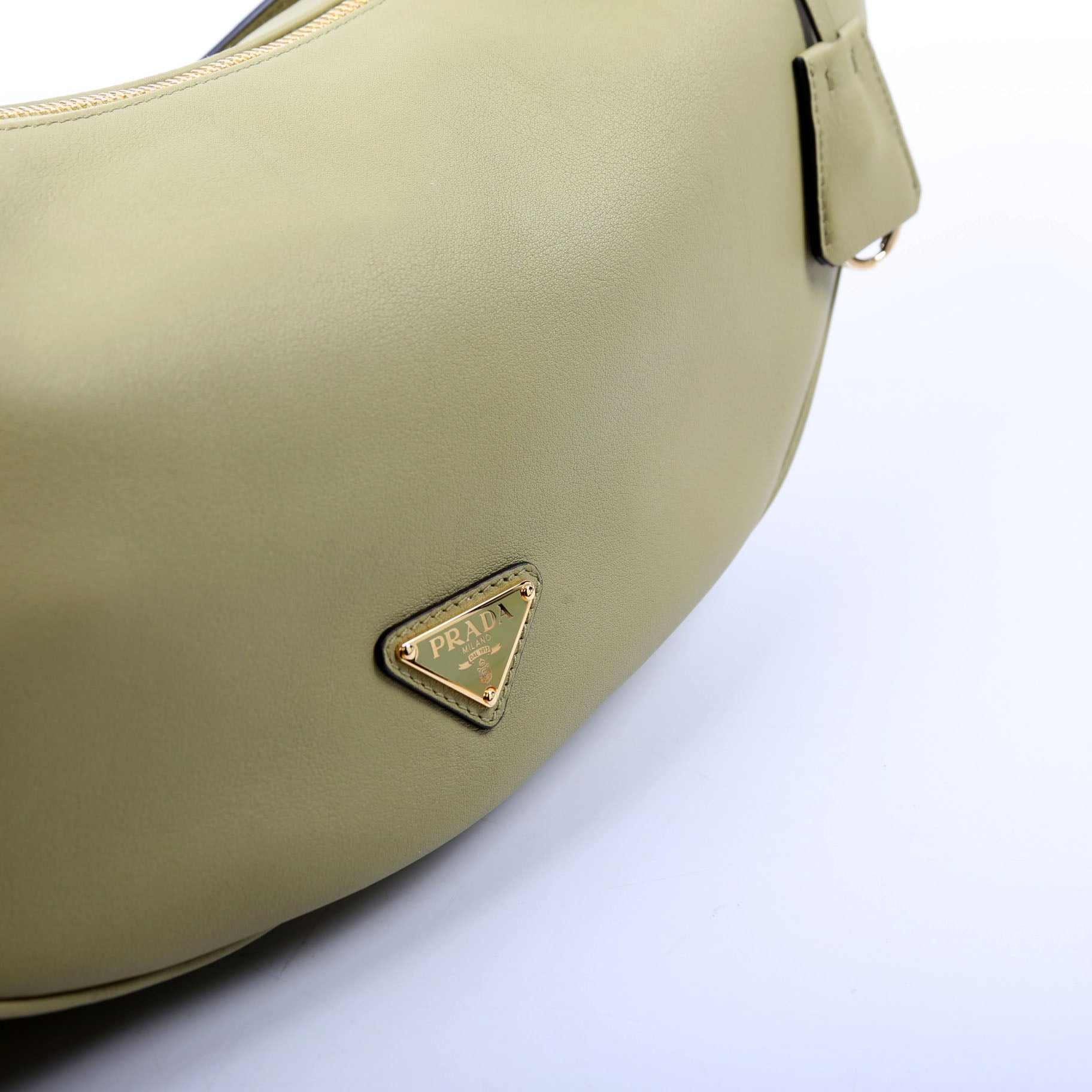 1BC255 Demi-Lune Calfskin Shoulder Bag Large