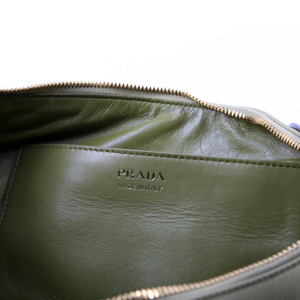 1BC255 Demi-Lune Calfskin Shoulder Bag Large