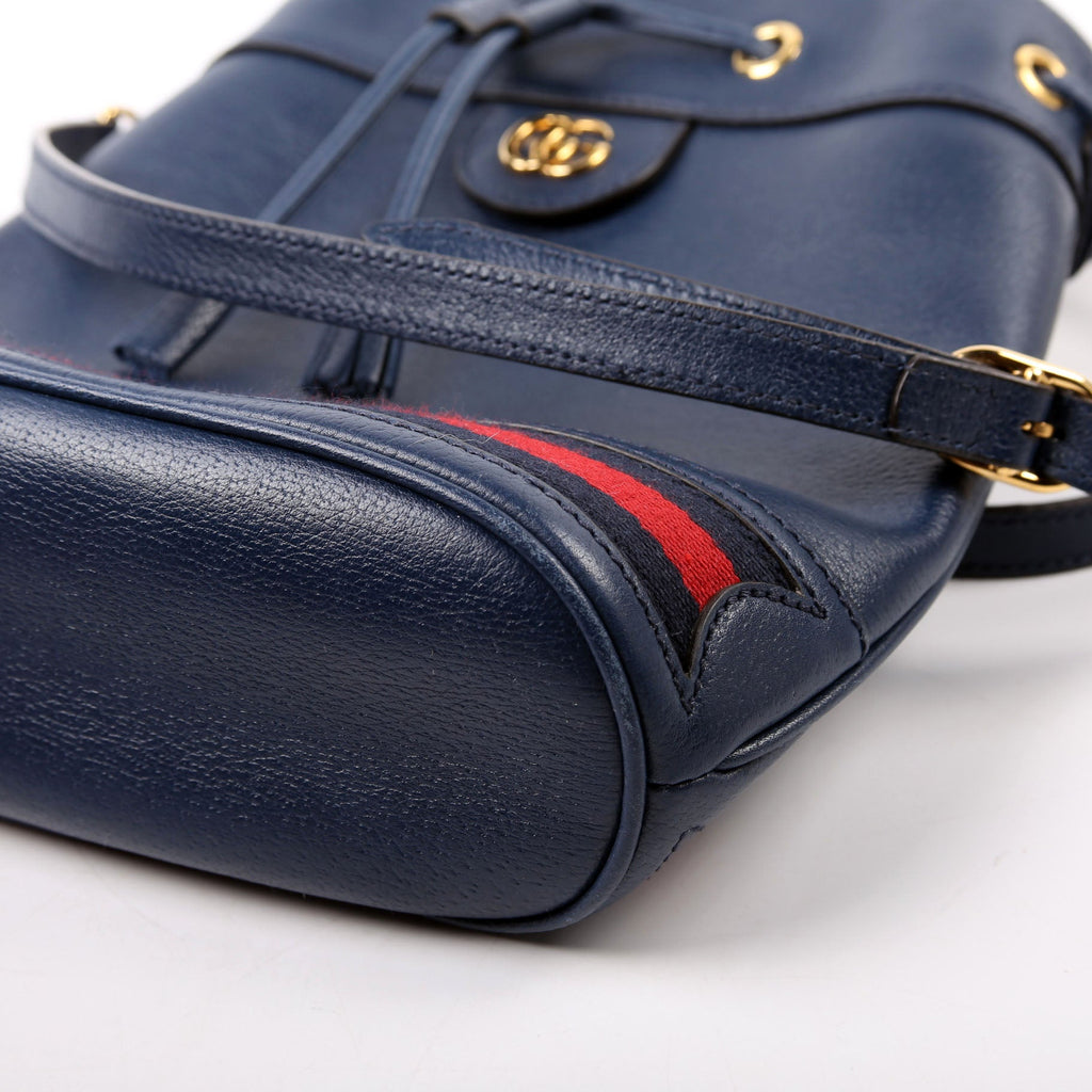 610846 Ophidia Bucket Bag Navy