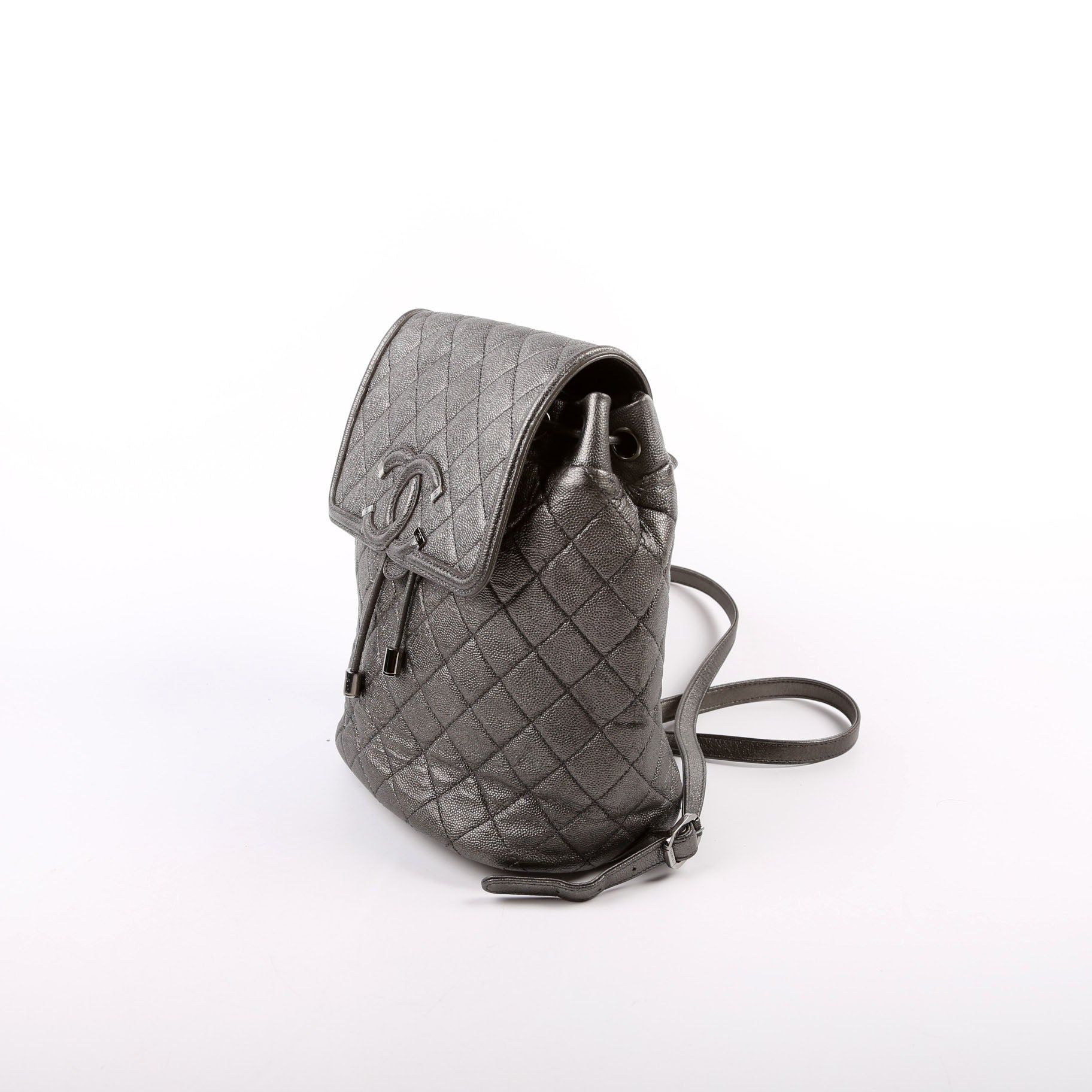 CC Filigree Backpack Metallic Caviar 26M