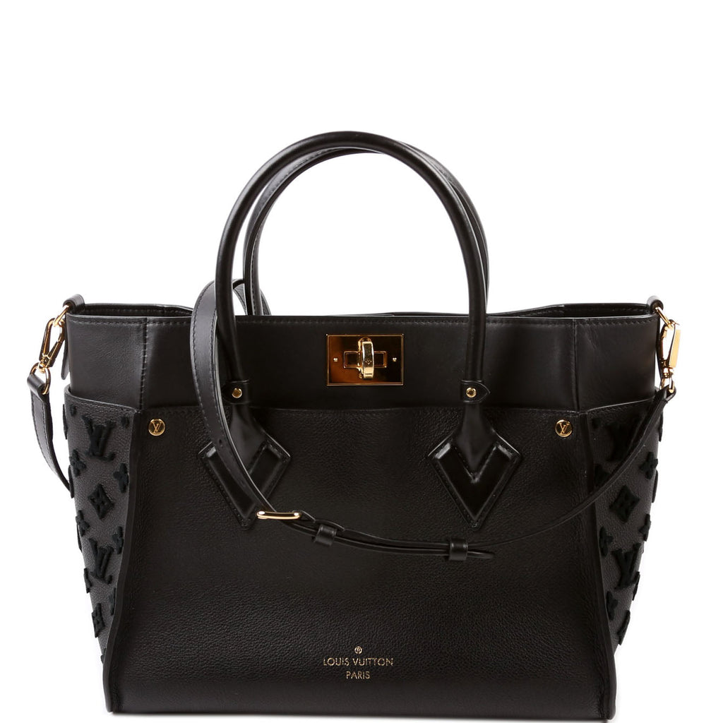 On My Side MM Calfskin Black