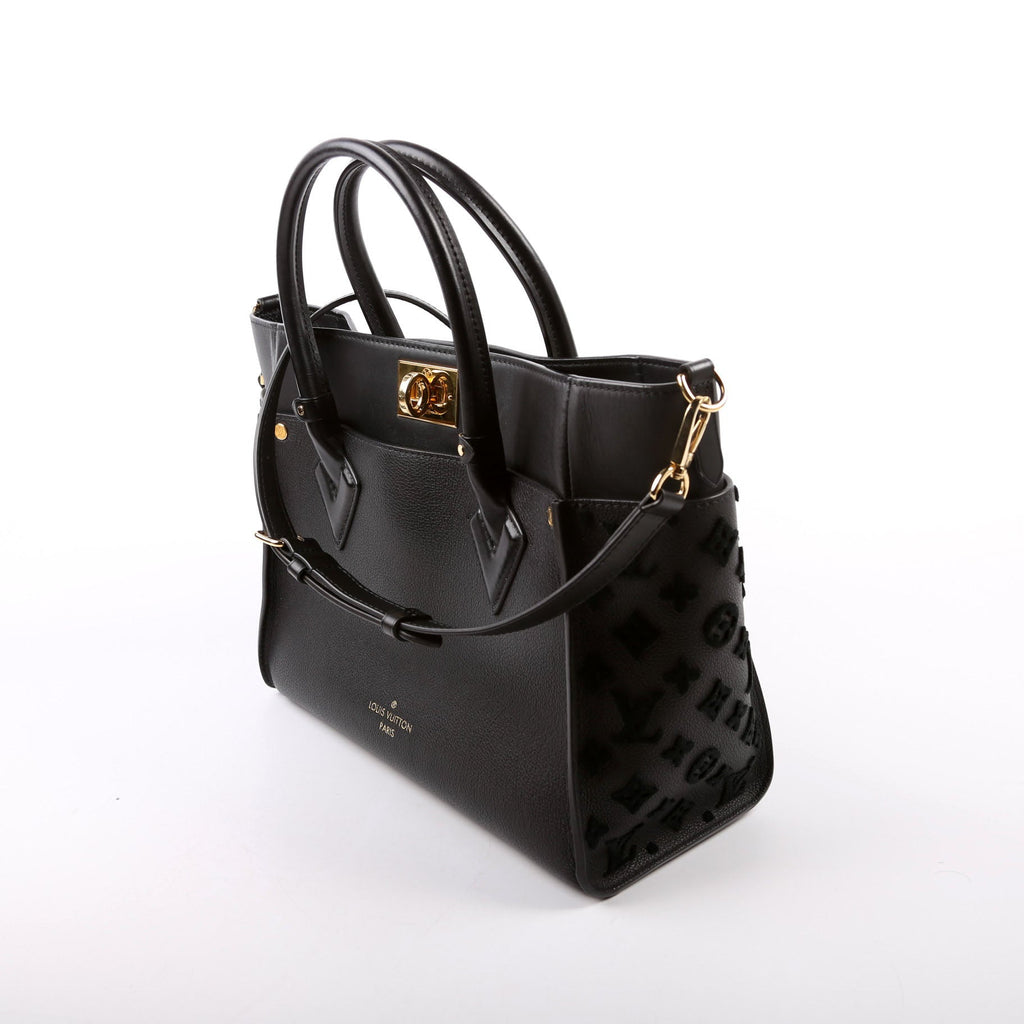 On My Side MM Calfskin Black