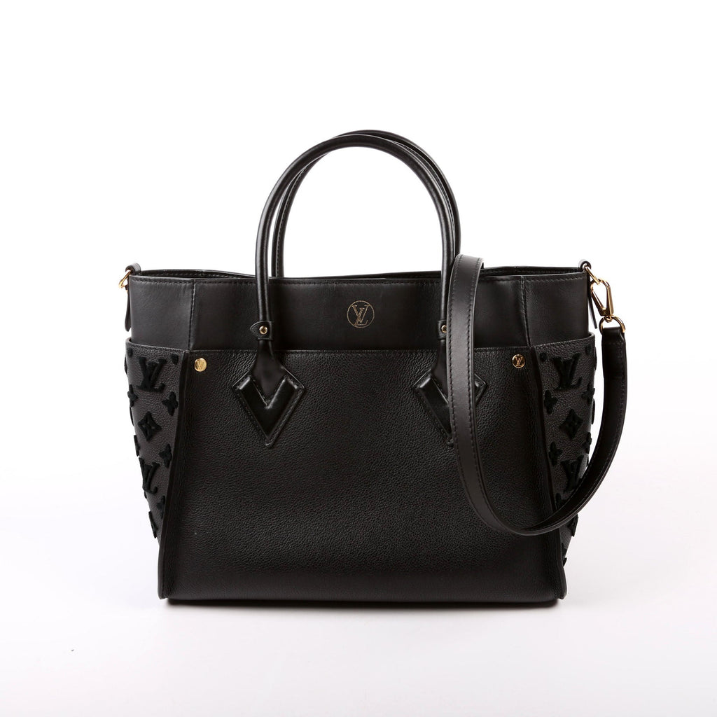 On My Side MM Calfskin Black