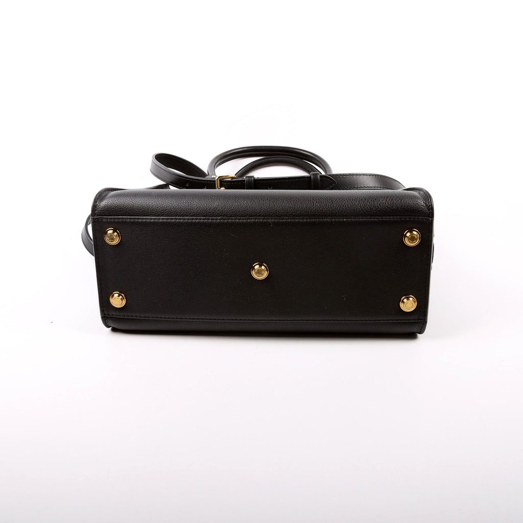 On My Side MM Calfskin Black