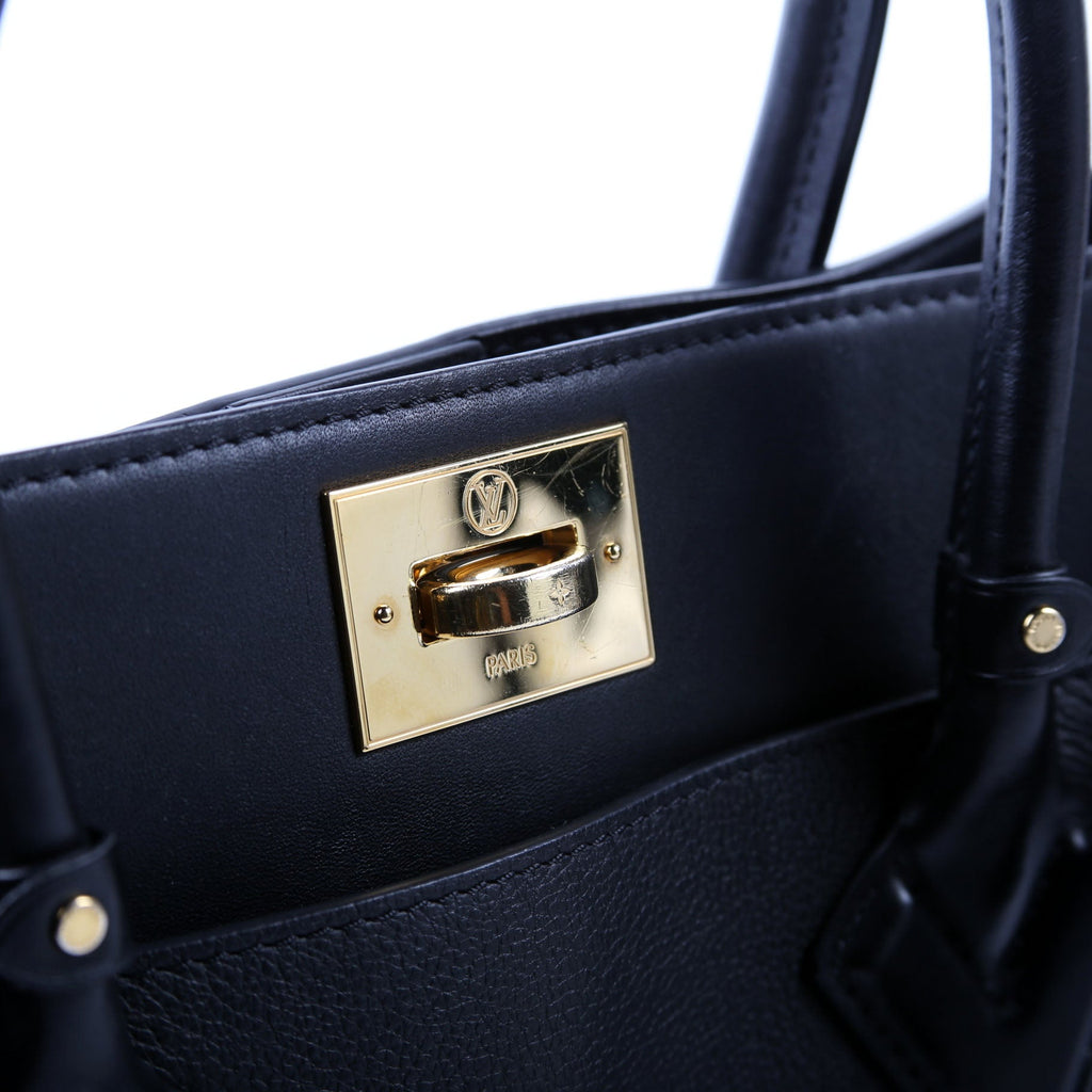 On My Side MM Calfskin Black