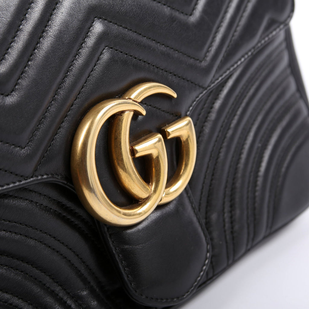 443496 Marmont Shoulder Bag Black