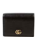 456126 GG Marmont Card Case Black