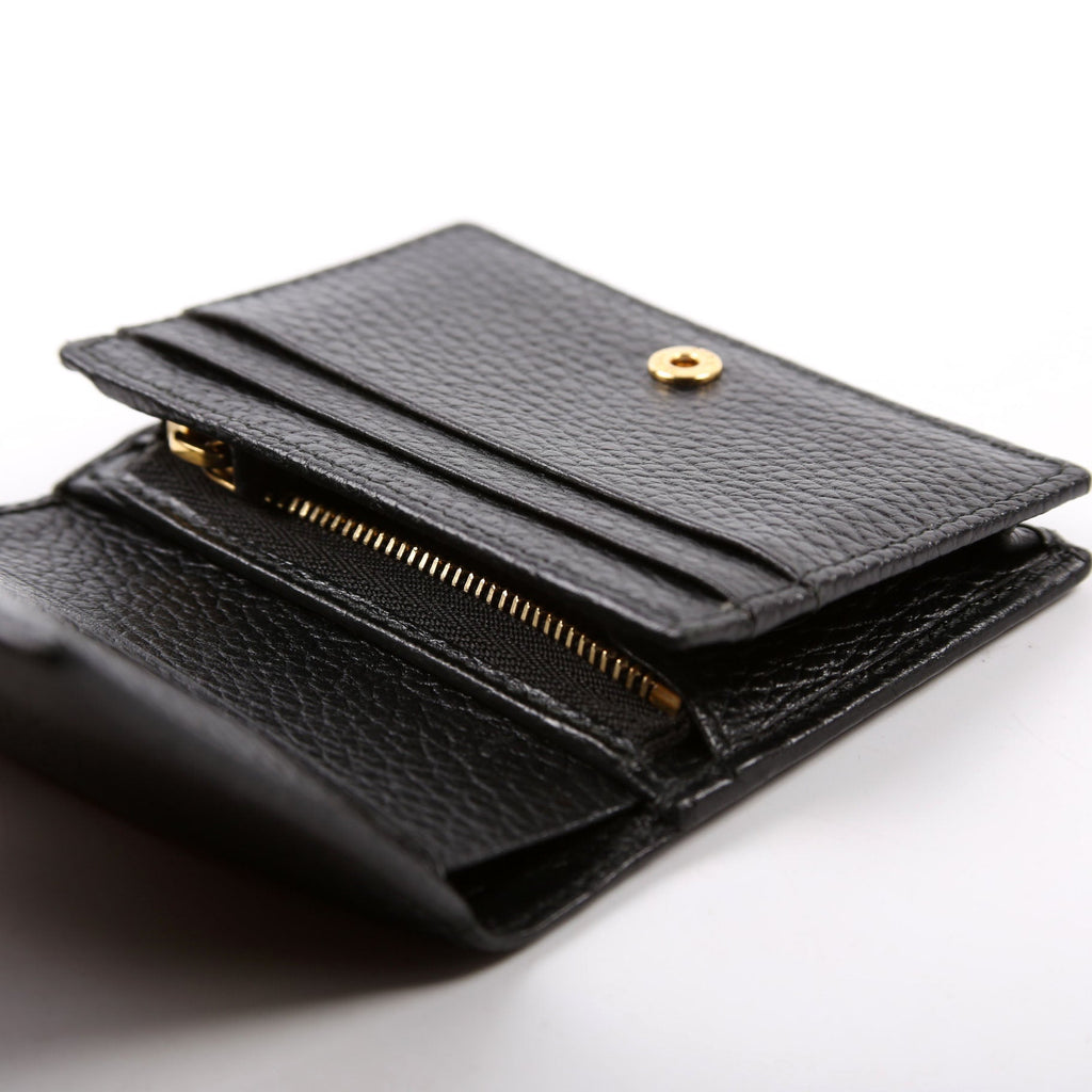 456126 GG Marmont Card Case Black