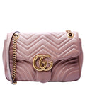 Gucci 443496 Marmont Leather Shoulder Medium
