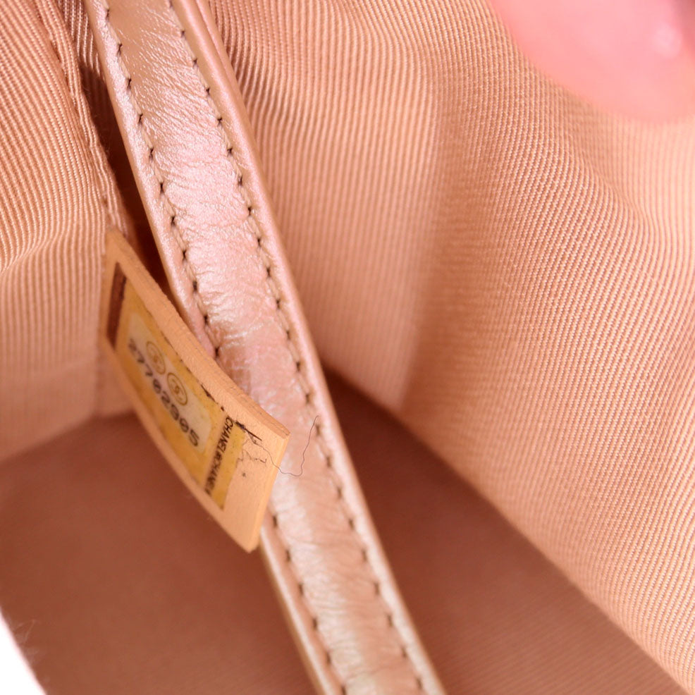 Gabrielle Hobo Small Calfskin Iridescent 25M Tan/Pink