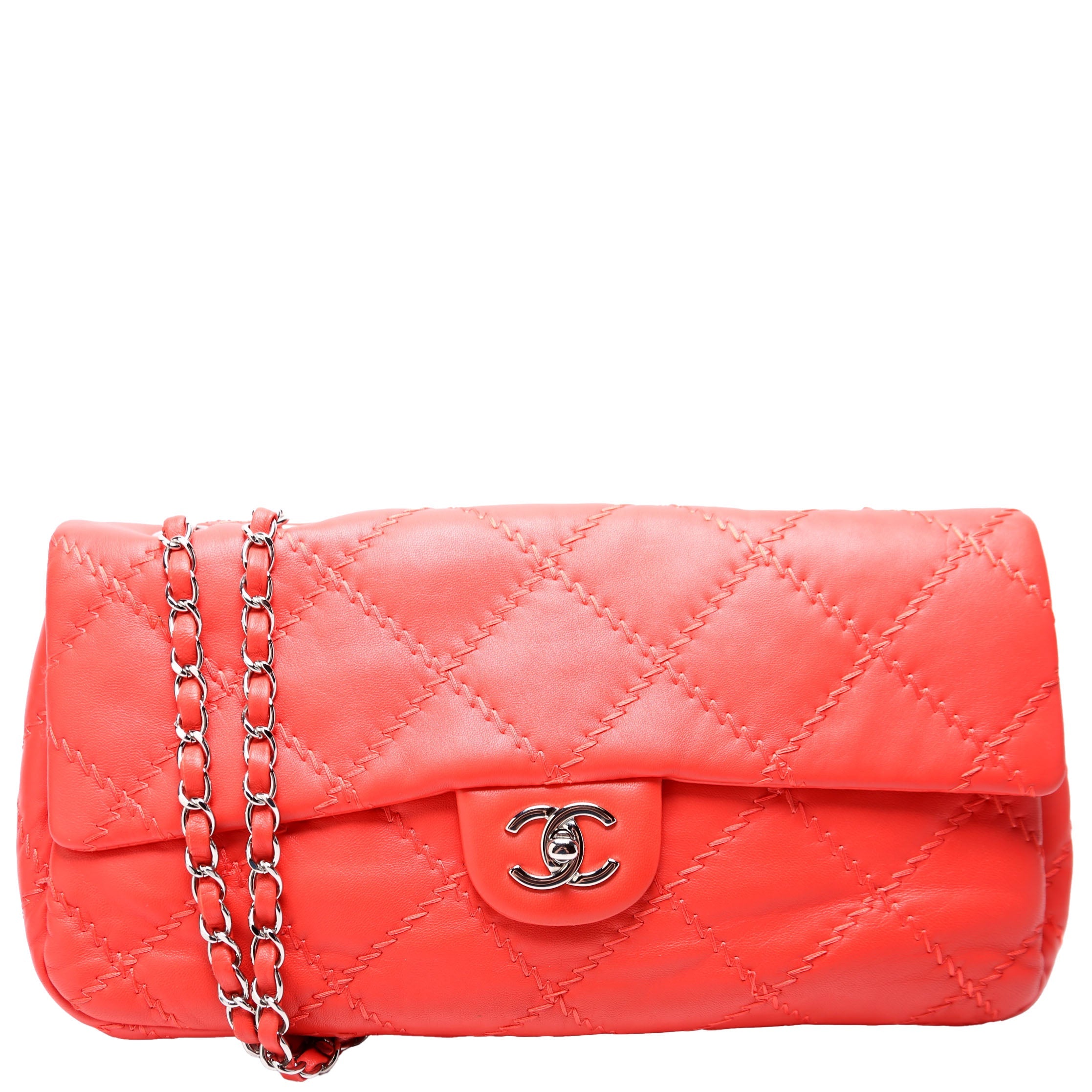 Quilted Ultimate Stitch Single Flap 14M Red