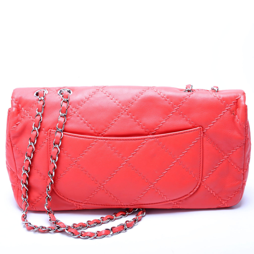 Quilted Ultimate Stitch Single Flap 14M Red
