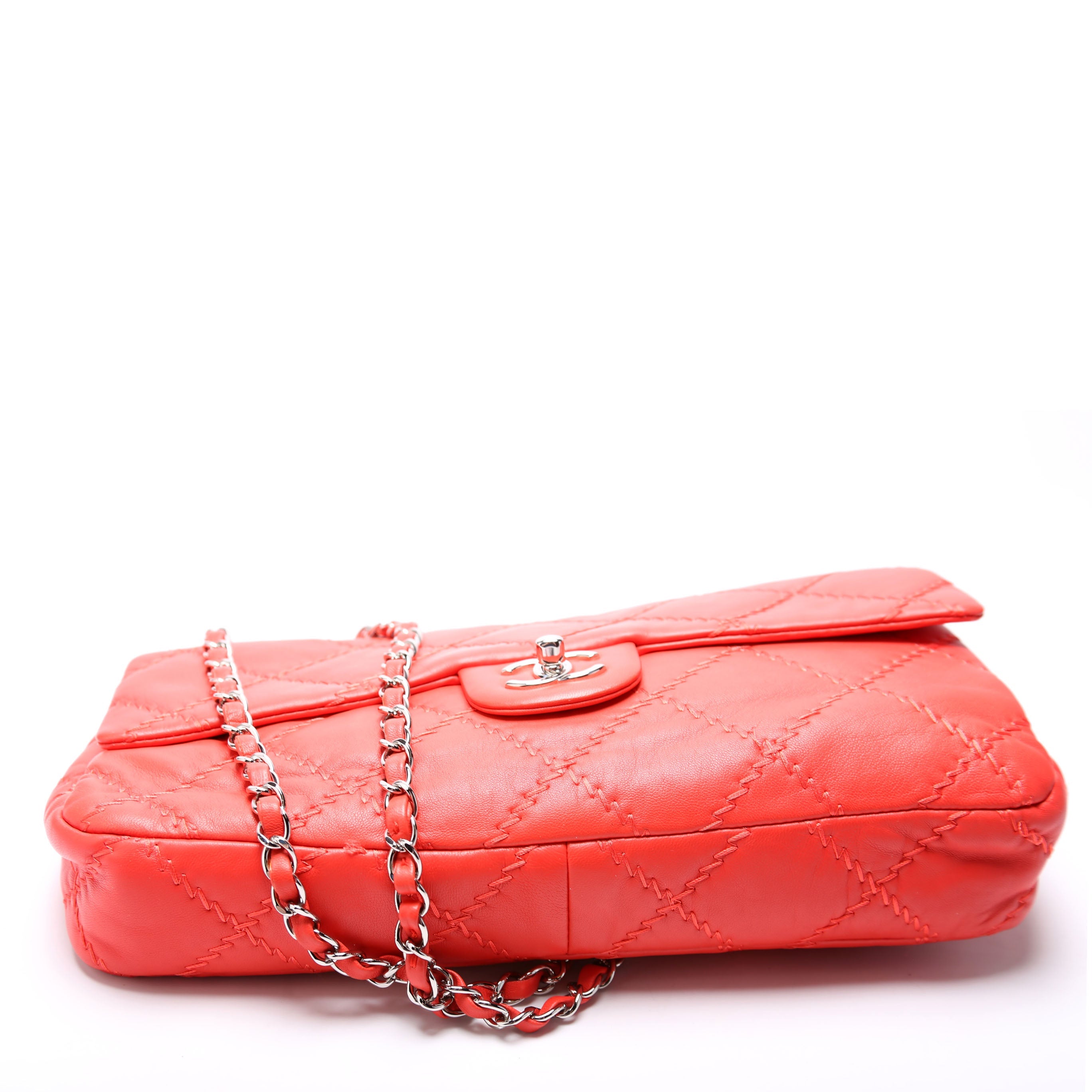 Quilted Ultimate Stitch Single Flap 14M Red