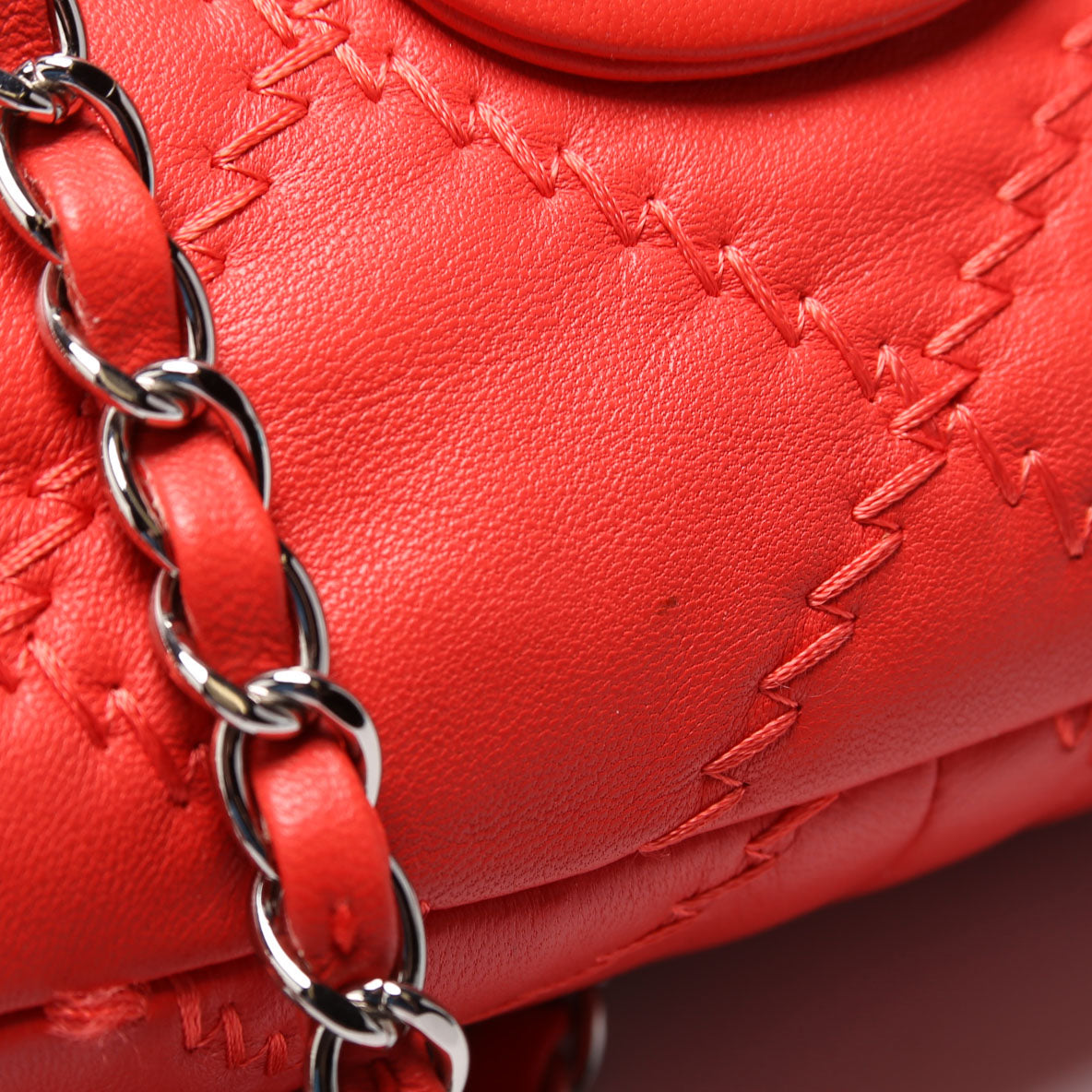 Quilted Ultimate Stitch Single Flap 14M Red
