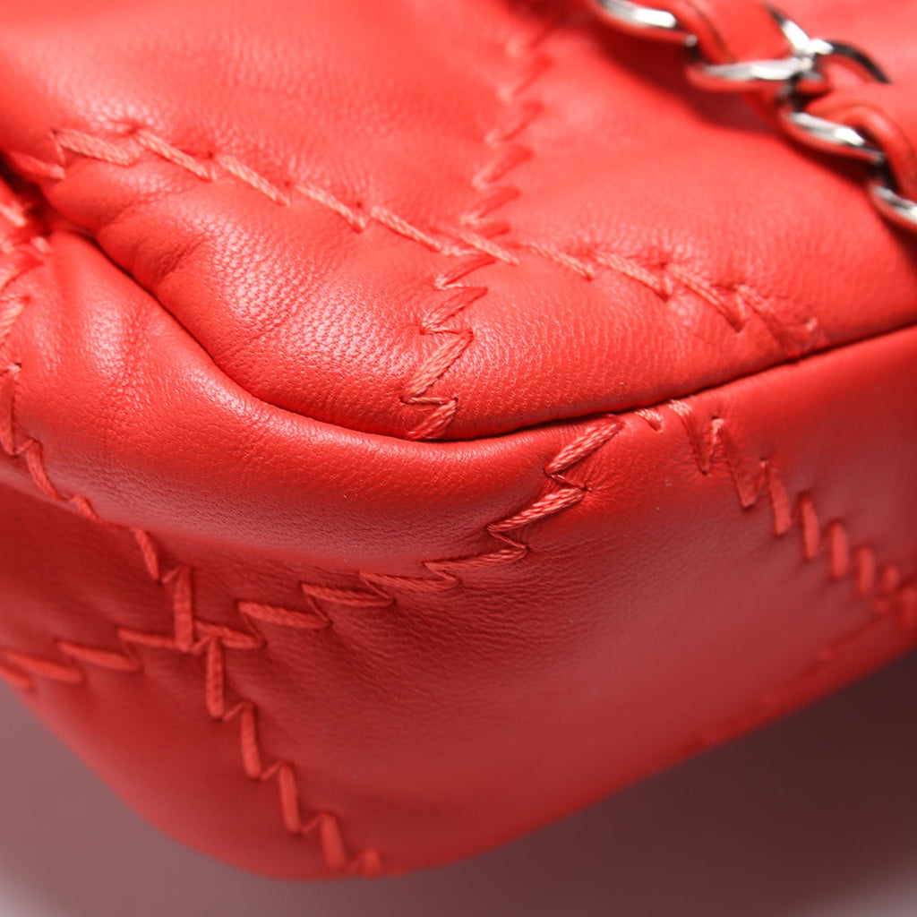 Quilted Ultimate Stitch Single Flap 14M Red