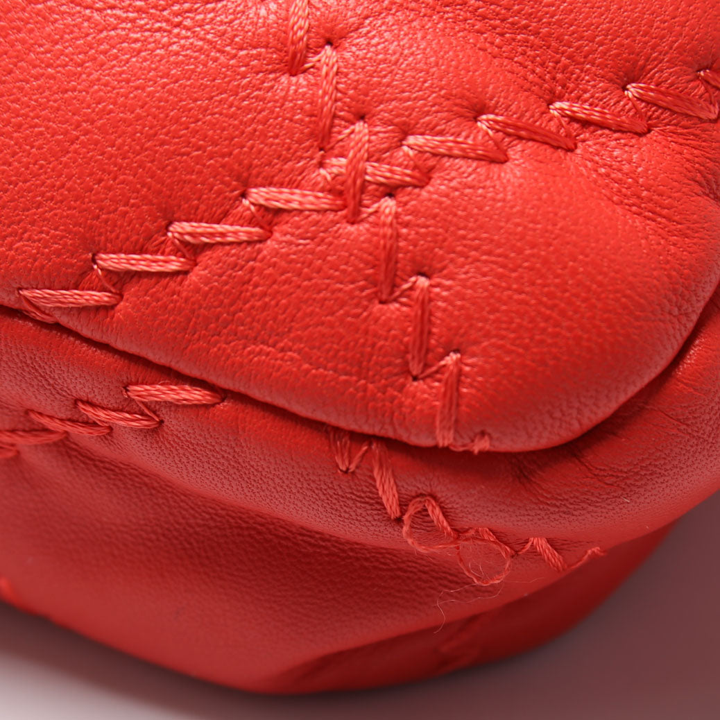 Quilted Ultimate Stitch Single Flap 14M Red