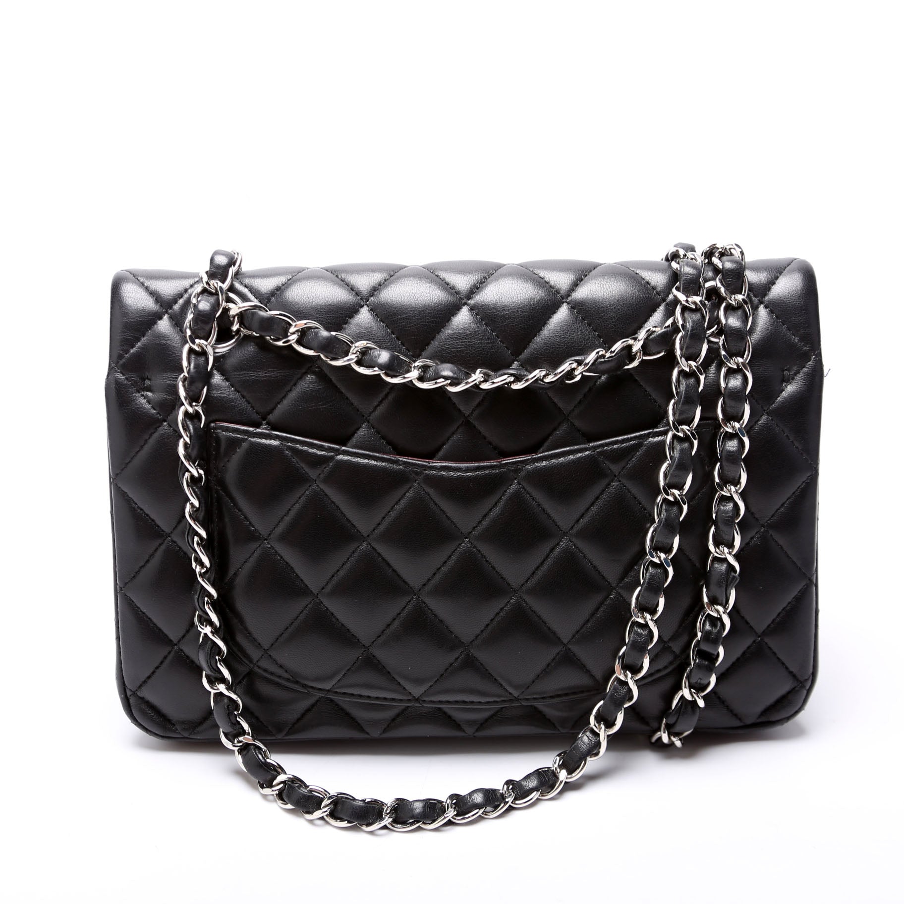 Classic Flap Small Lambskin 25-28M Black
