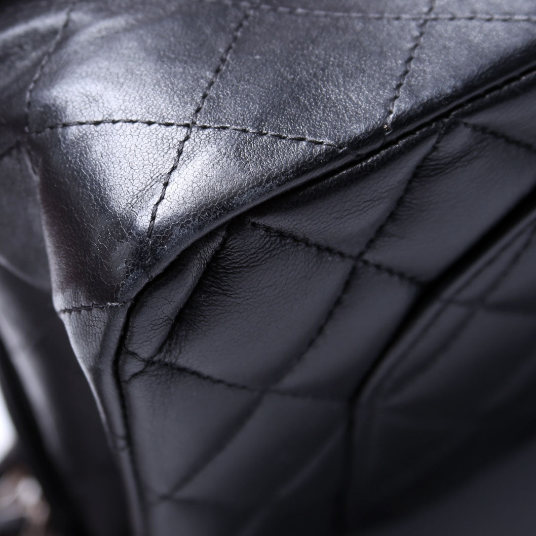 Classic Flap Small Lambskin 25-28M Black