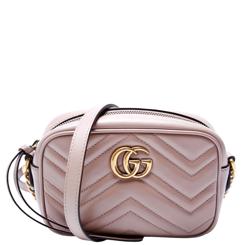 448065 Marmont Mini Camera Bag Nude