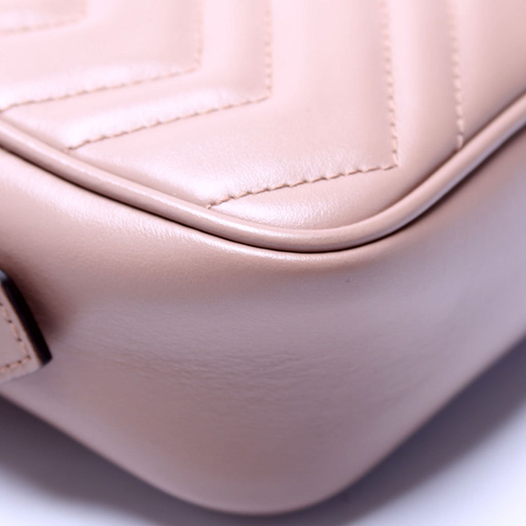 448065 Marmont Mini Camera Bag Nude