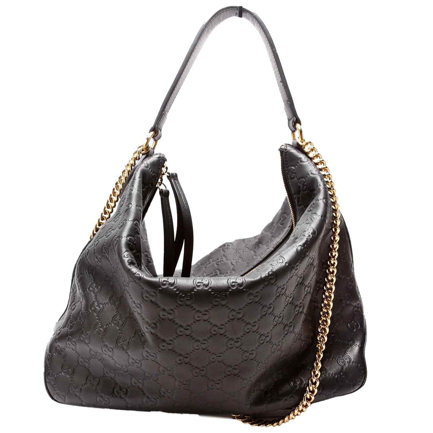 477324 Guccissima Hobo Black