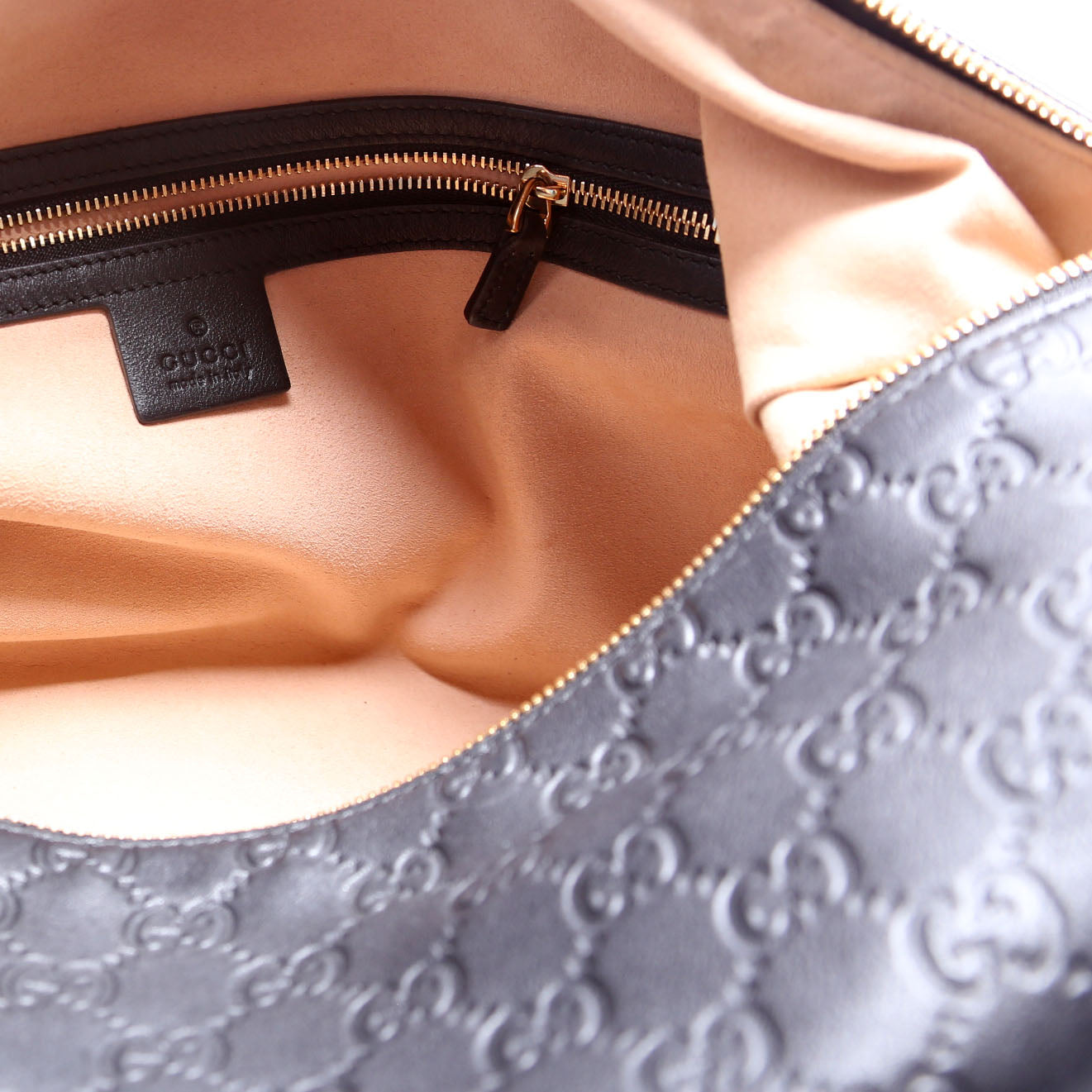 477324 Guccissima Hobo Black