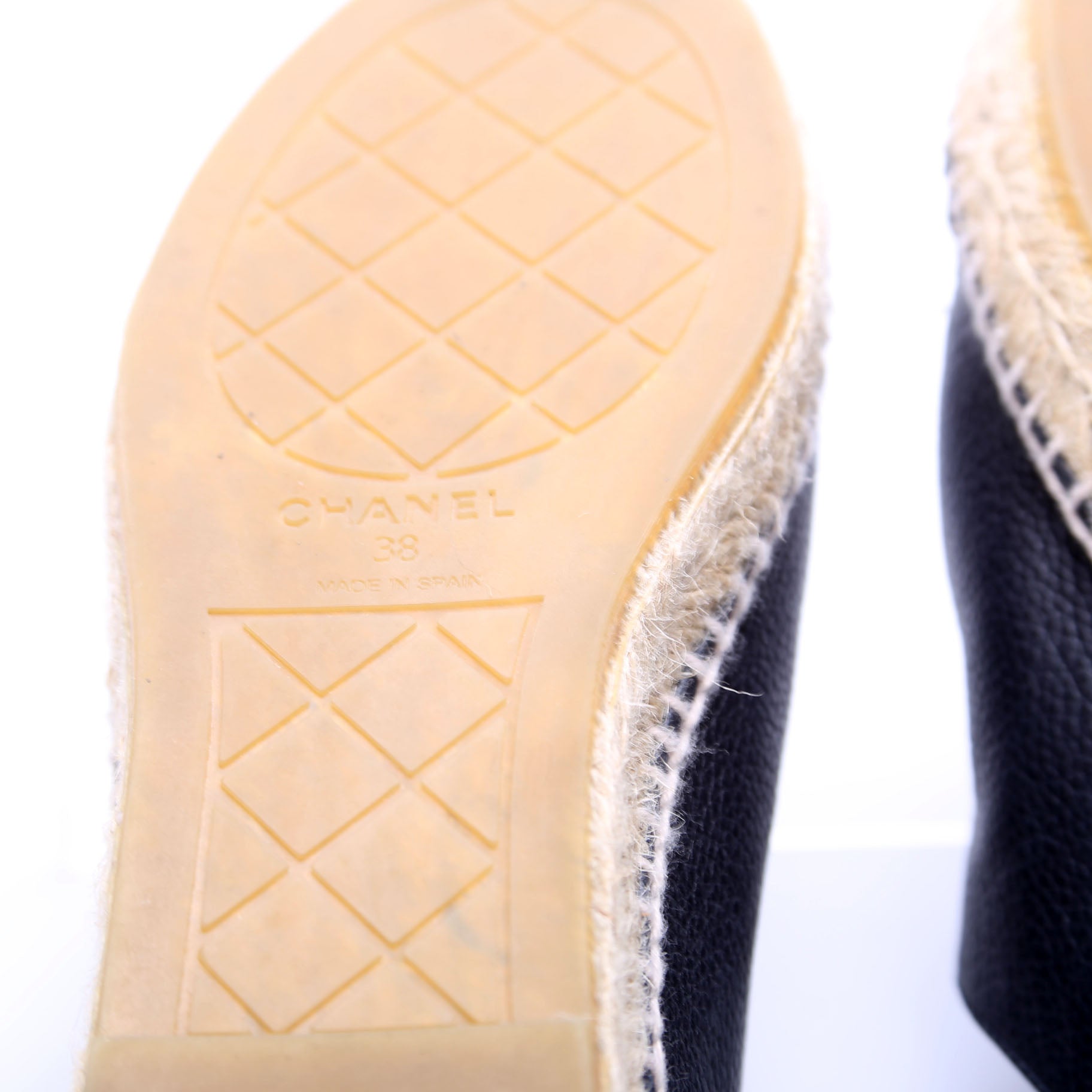 CC Espadrilles Size 38 Black