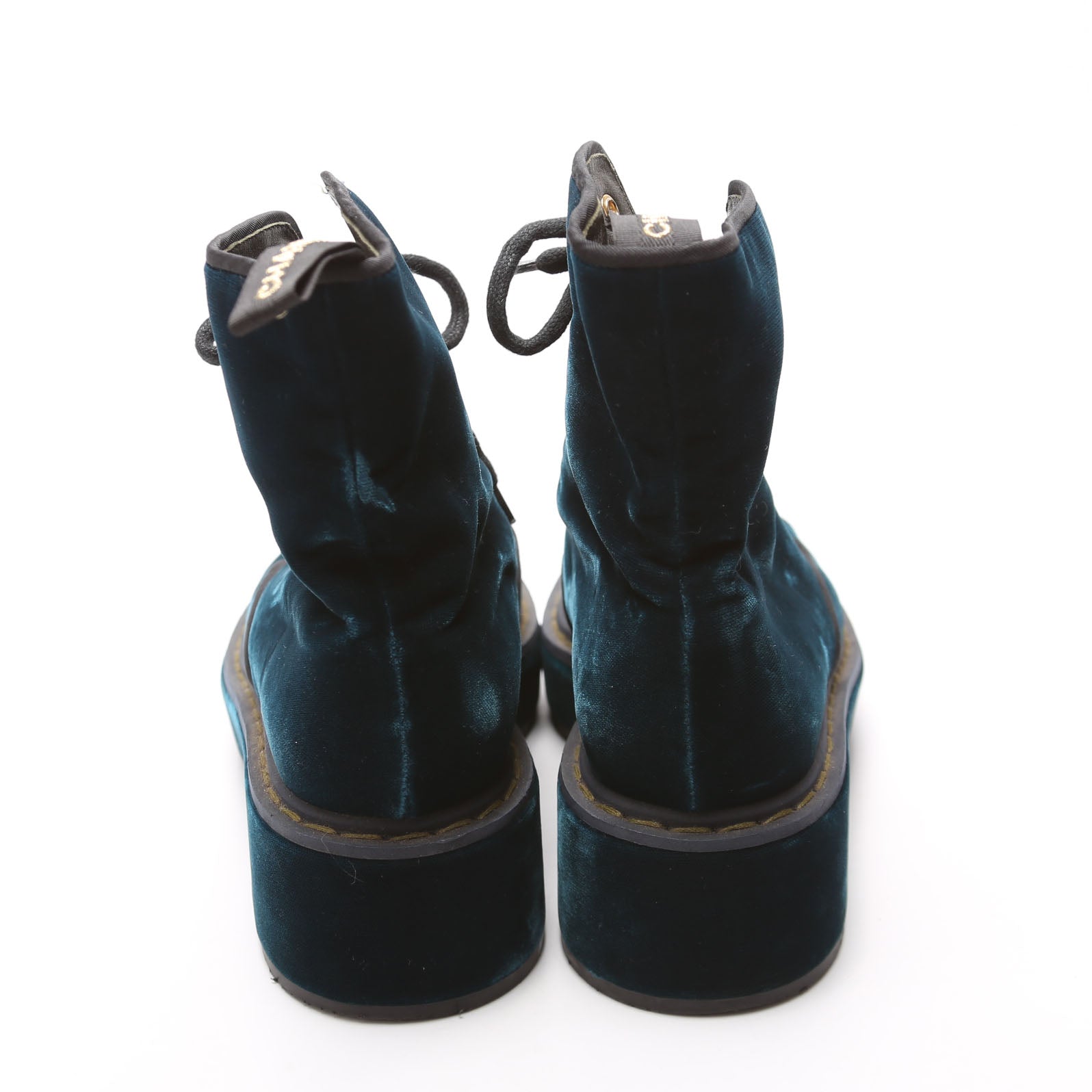 Captoe CC Velvet Combat Boots Size 38.5