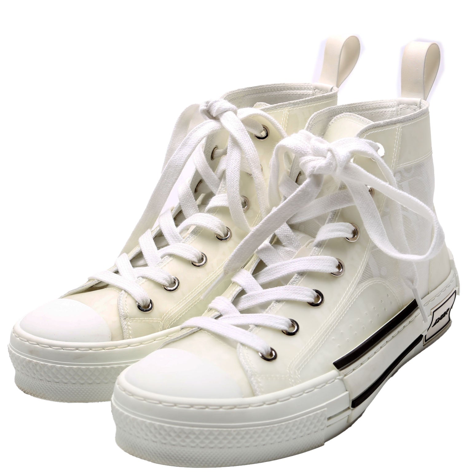 B23 Hightop Sneakers Size 36 White/Black