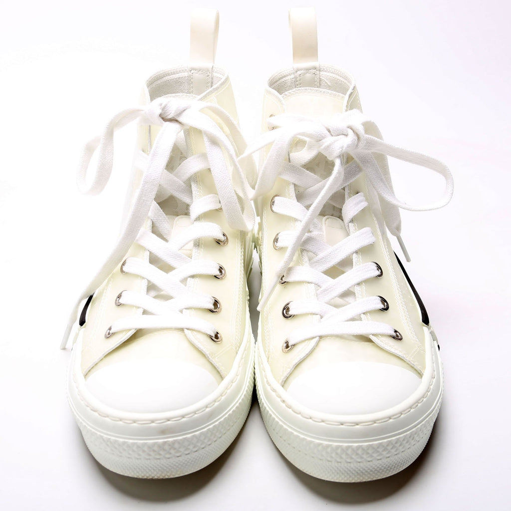B23 Hightop Sneakers Size 36 White/Black