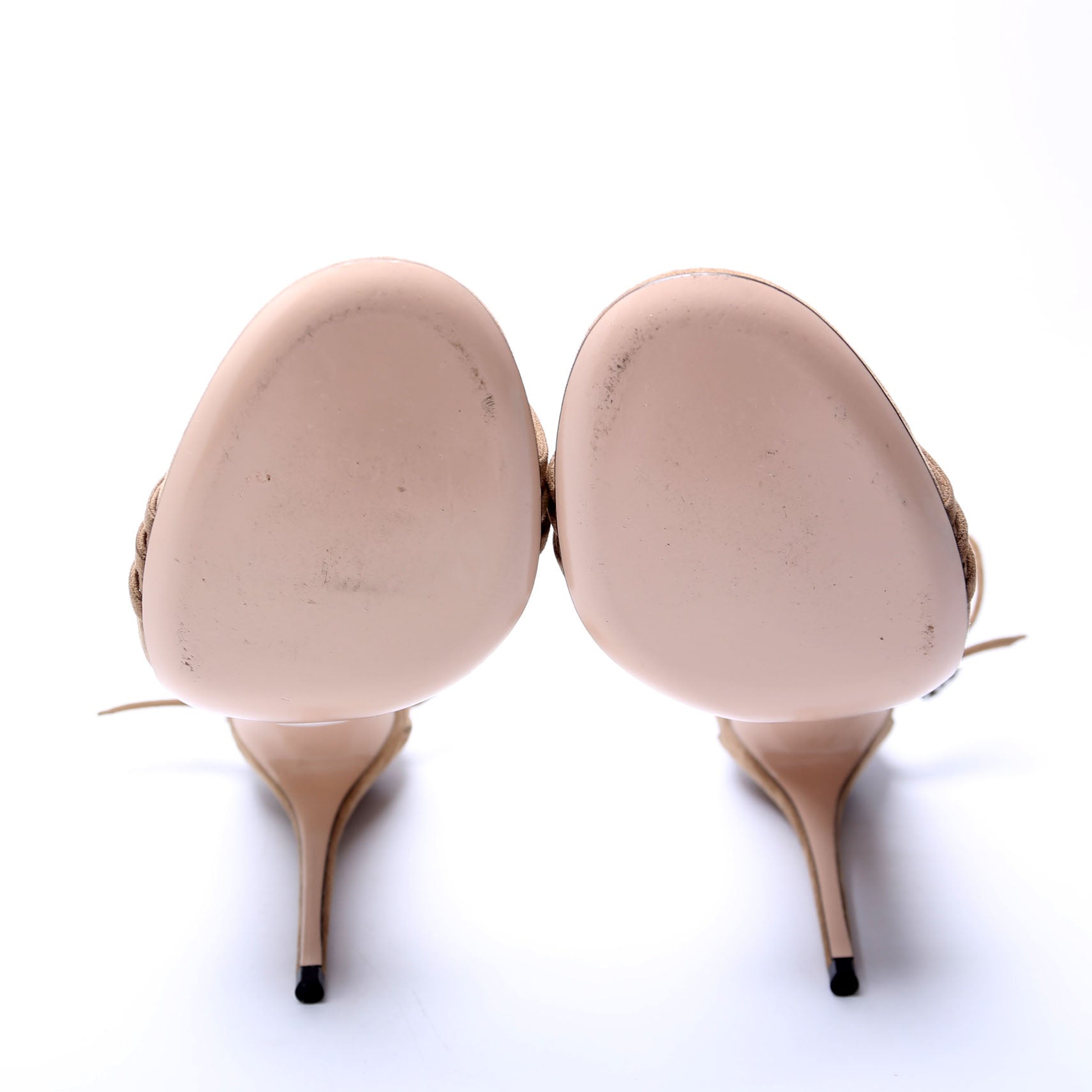 Kid Scamosciato Suede Sandals Size 38 Taupe