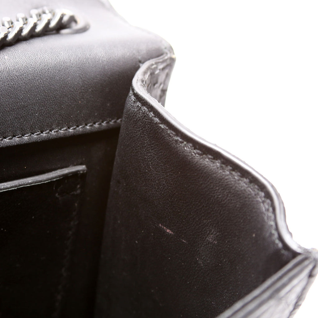 HOLD Kate Satchel Python Medium 364021 Black