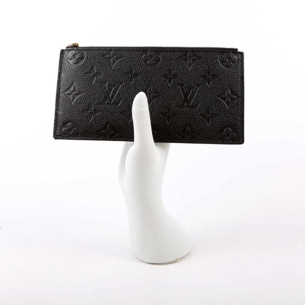 Pochette Felicie Zip Insert Only Empreinte Black