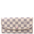 Emilie Wallet Damier Azur Newer