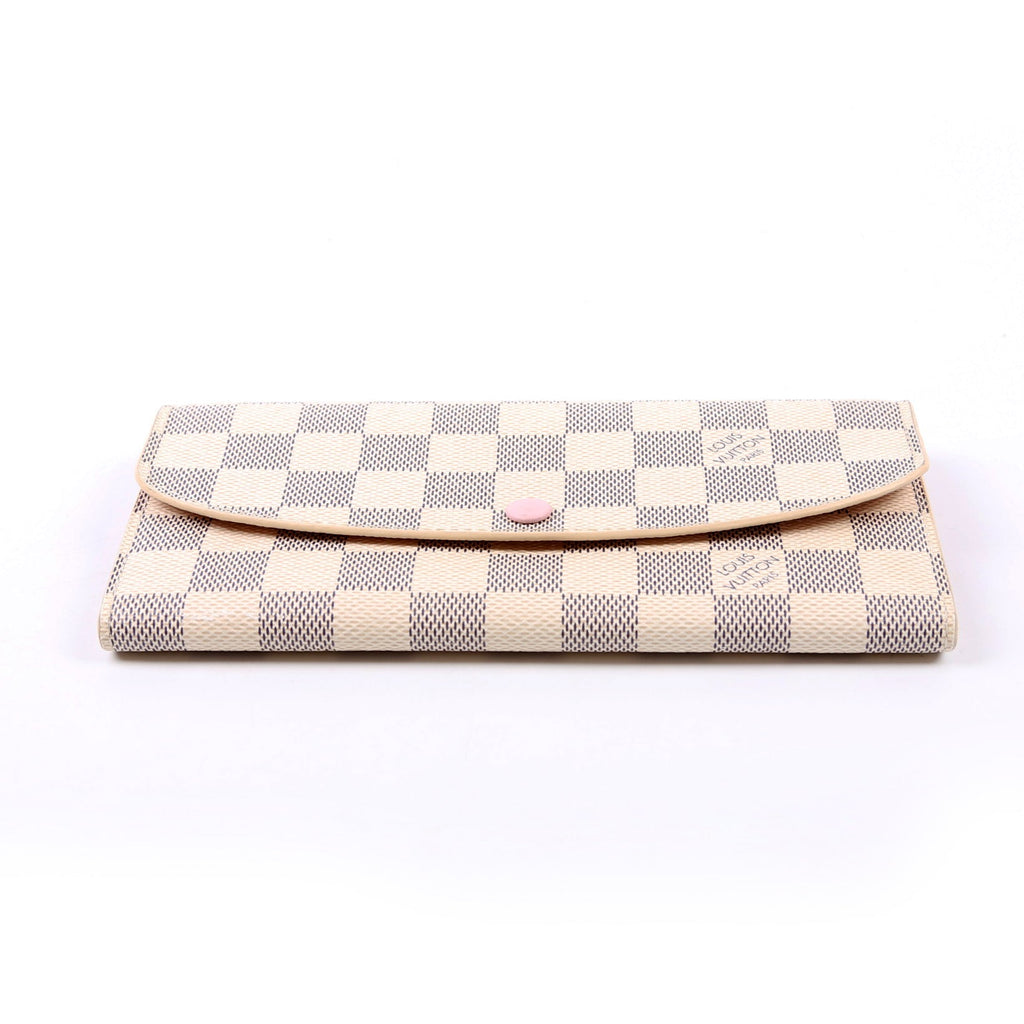 Emilie Wallet Damier Azur Newer