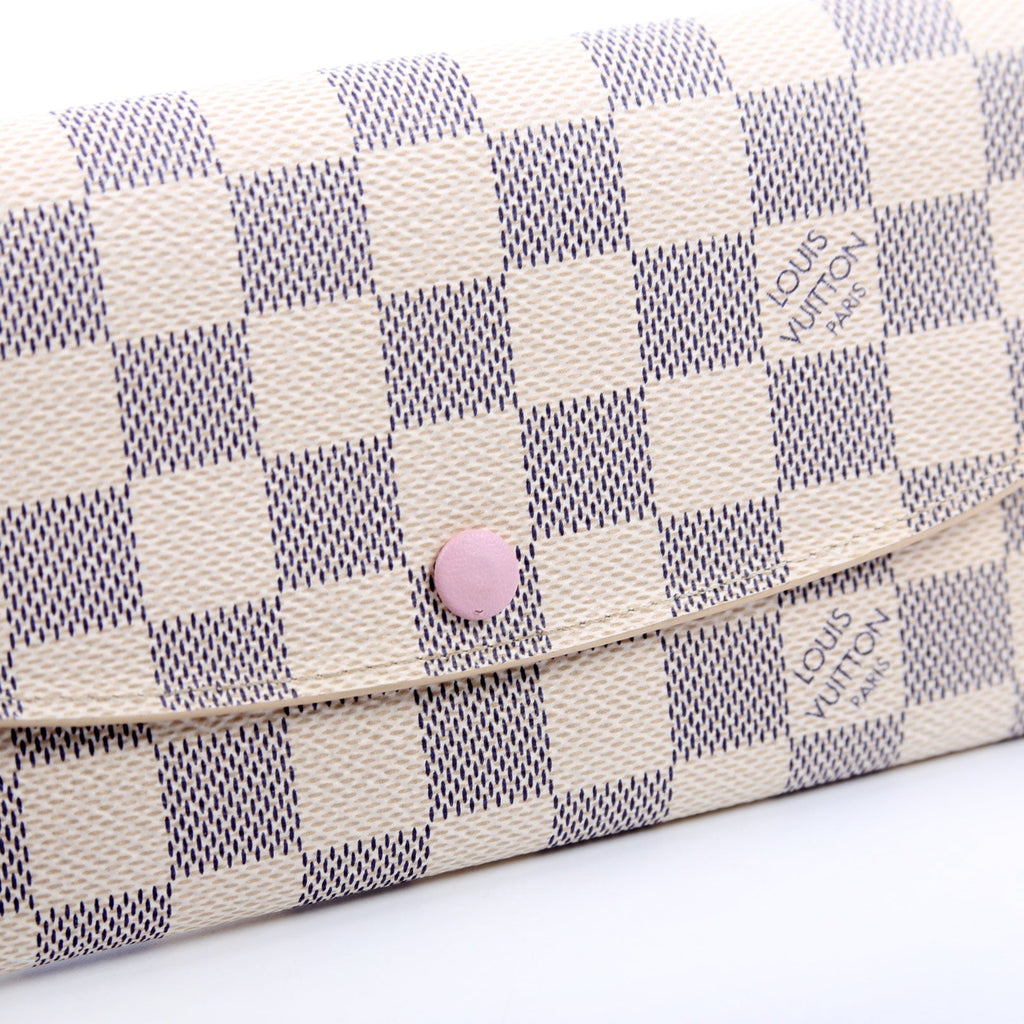 Emilie Wallet Damier Azur Newer
