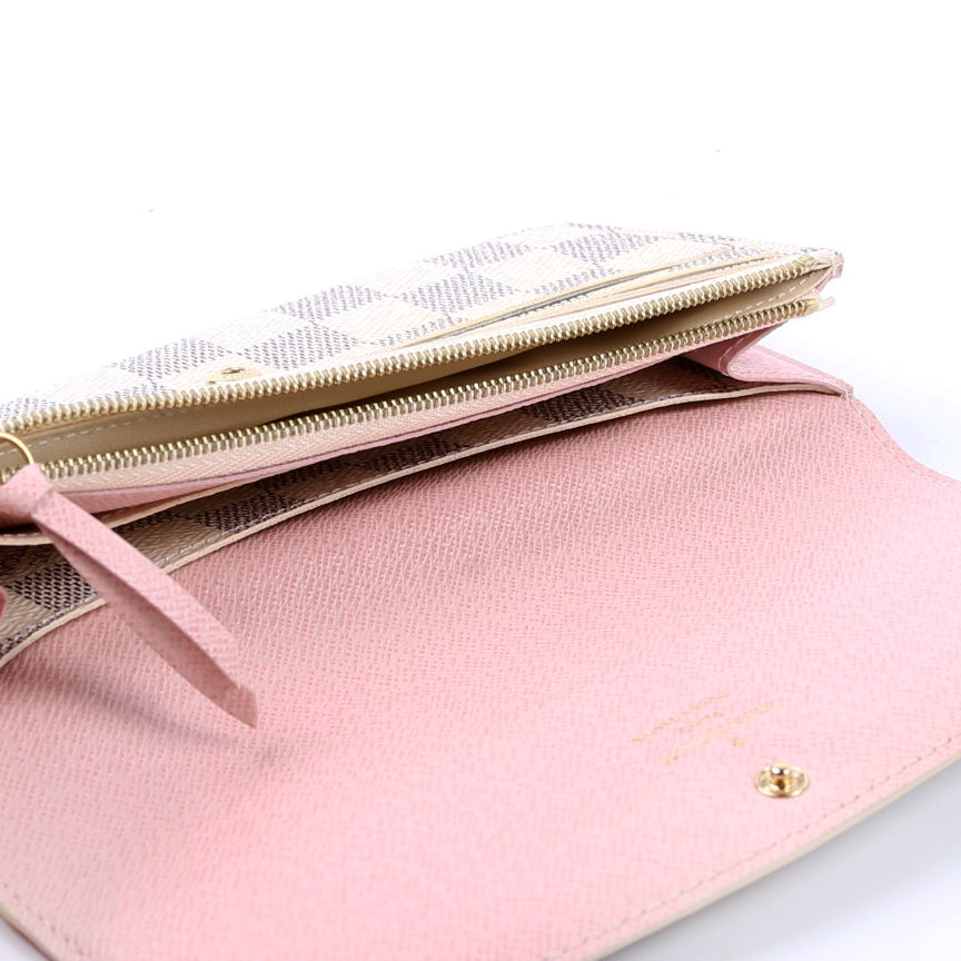 Emilie Wallet Damier Azur Newer