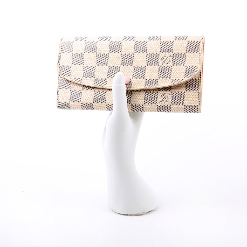 Emilie Wallet Damier Azur Newer