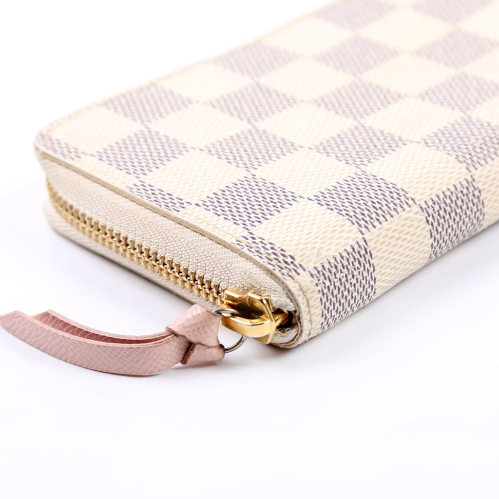 Clemence Wallet Damier Azur