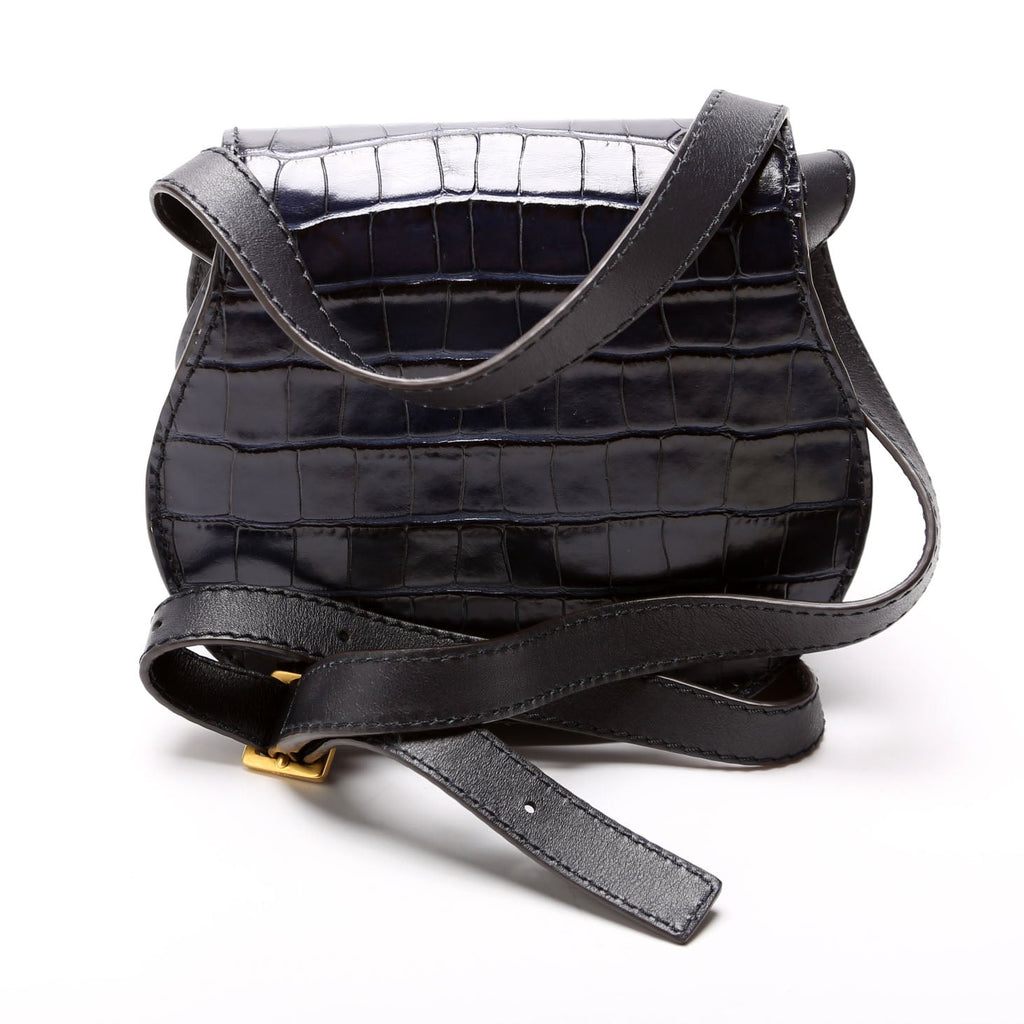 Marcie Saddle Bag Crossbody Small Navy