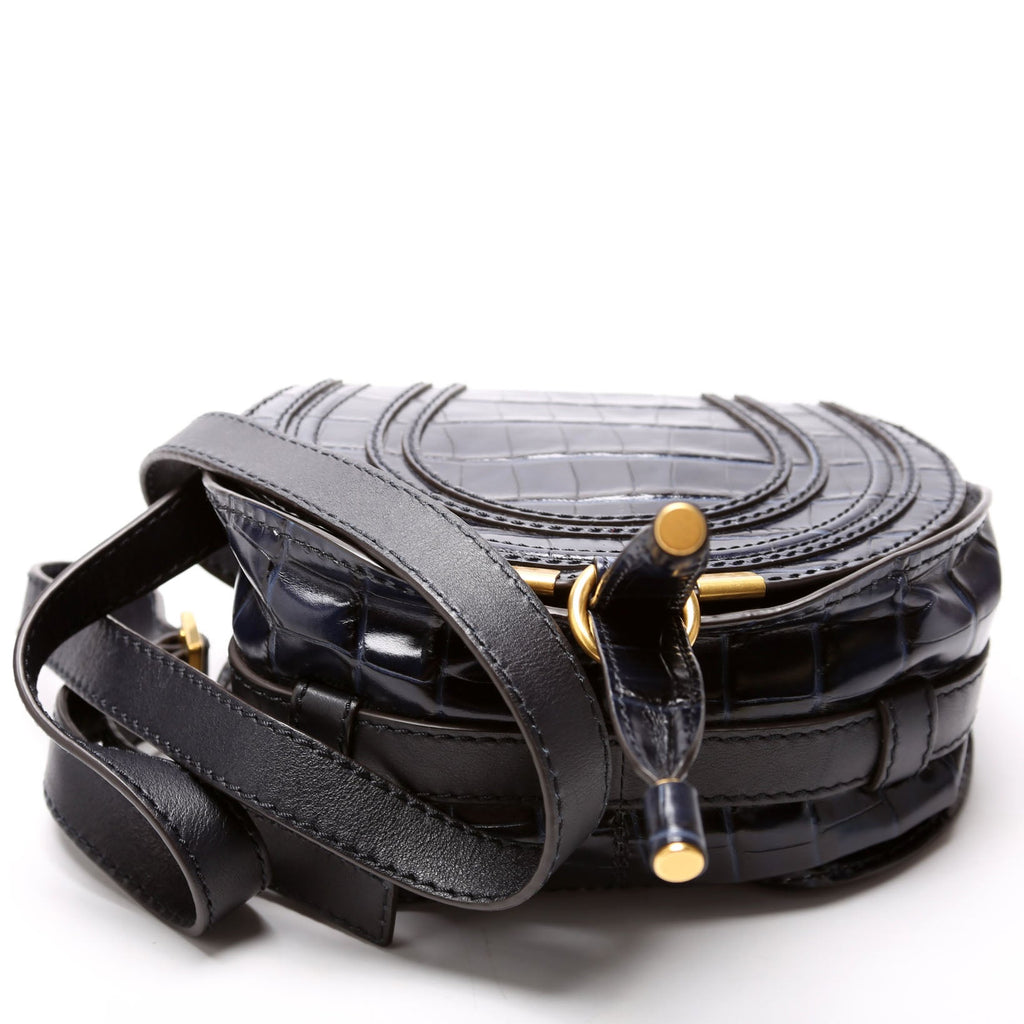 Marcie Saddle Bag Crossbody Small Navy