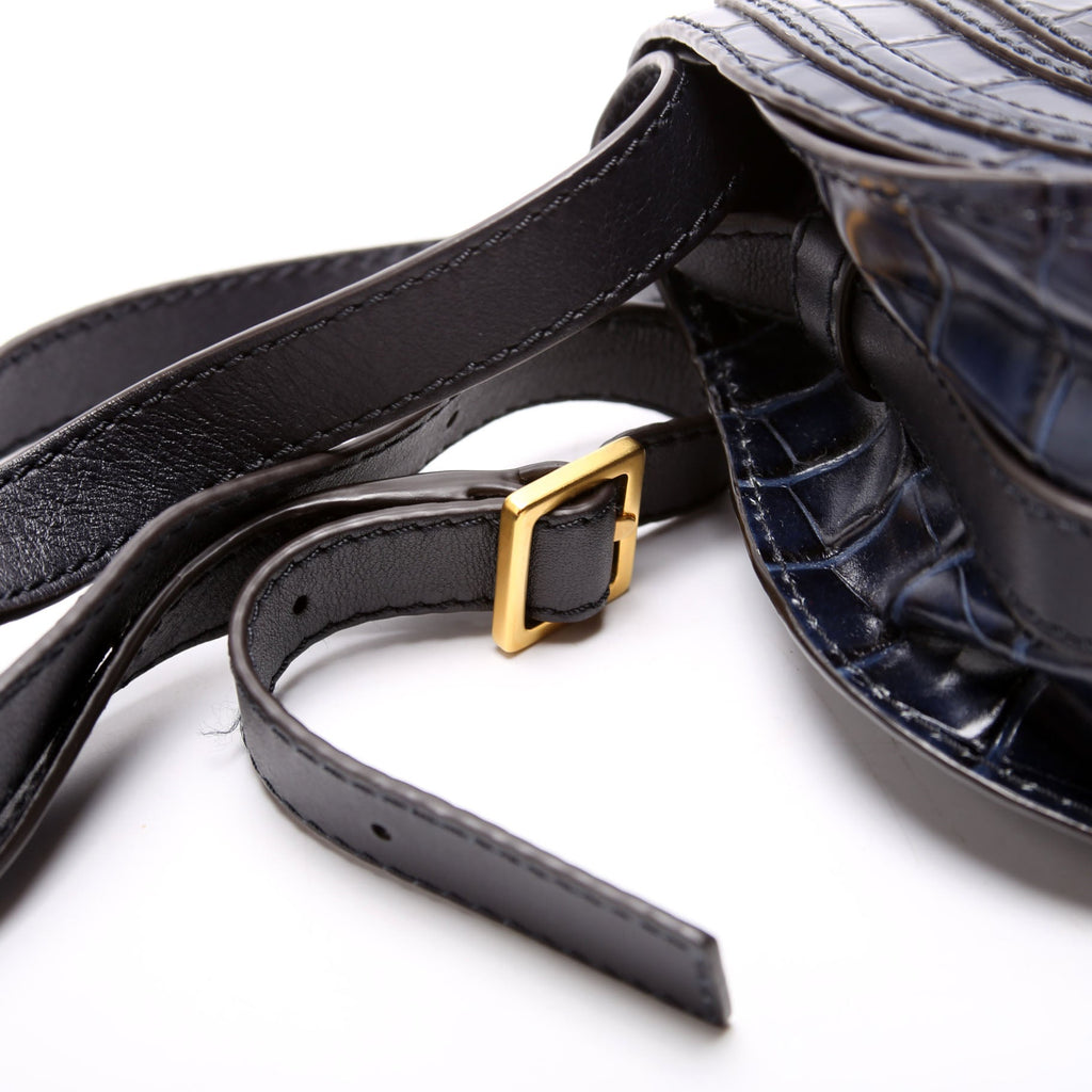 Marcie Saddle Bag Crossbody Small Navy